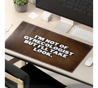 Funny Mouse Pads For Work I'M Not A Gynecologist, But I'Ll Take A Look Mouse Pad Office Desk Mat Mouse Pad Funny