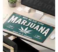 Funny Mouse Pads For Work Med No. 420 Cure Marjuana Mouse Pad Gaming Mouse Pad Cute Mouse Pad