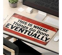 Funny Mouse Pads For Work This Is Where Things Go Done Eventually Mouse Pad Funny Mousepads Mouse Pad Funny Work