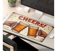 Funny Mouse Pads For Work Two Hands Holding Beer Mugs With The Word Cheers! Above Them. Mouse Pad Gaming Mouse Pad Cute Mouse Pad
