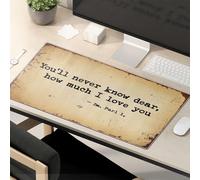 Funny Mouse Pads For Work You'Ll Never Know Dear, How Much I Love You. Mouse Pad Gaming Mouse Pad Cute Mouse Pad