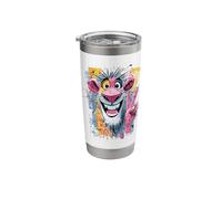 Funny Mouse Peace Graffiti Pop Character Graphic Art Face Stainless Steel Insulated Tumbler