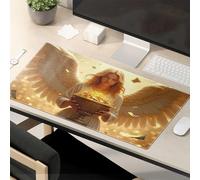 Funny Mousepad Angel Holding A Bowl Of Gold Coins Mouse Pad Kawaii Mouse Pad Mouse Pads For Desk