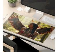 Funny Mousepad Angel In The Forest: A Mystical Encounter Mouse Pad Kawaii Mouse Pad Mouse Pads For Desk