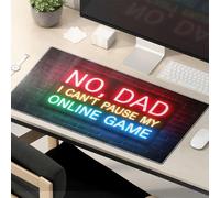 Funny Mousepad Can'T Pause My Online Game, Dad! Mouse Pad Computer Mat For Desk Cool Mouse Pad