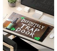 Funny Mousepad Definitely Not A Trap Door: A Beer Sign Mouse Pad Kawaii Mouse Pad Mouse Pads For Desk