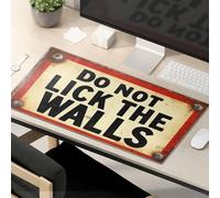Funny Mousepad Do Not Lick The Walls. Mouse Pad Funny Lunch Mouse Pad Mouse Mat