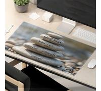 Funny Mousepad God'S Message On Stones: Overcoming Adversity Mouse Pad Kawaii Mouse Pad Mouse Pads For Desk