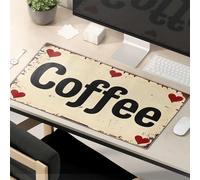 Funny Mousepad Love For Coffee: A Heartfelt Affair Mouse Pad Kawaii Mouse Pad Mouse Pads For Desk