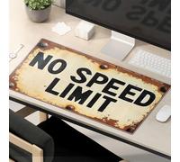 Funny Mousepad No Speed Limit Mouse Pad Computer Mat For Desk Cool Mouse Pad