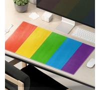 Funny Mousepad Rainbow Stripes: A Colorful Palette Mouse Pad Kawaii Mouse Pad Mouse Pads For Desk