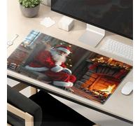 Funny Mousepad Santa'S Warmth In A Haunted Room Mouse Pad Kawaii Mouse Pad Mouse Pads For Desk