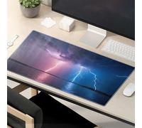 Funny Mousepad Thunderstorm Over The Lake: A Spectacular Lightning Display Mouse Pad Cat Desk Accessories Mouse Pad Cool