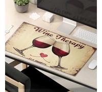 Funny Mousepad Wine Therapy Is A Meadear. Mouse Pad Funny Lunch Mouse Pad Mouse Mat