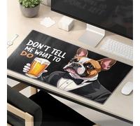 Funny Mousepads Defiant Dog In Tuxedo: 'Don'T Tell Me What To Do'. Mouse Pad Computer Mat For Desk Large Mousepad
