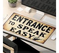 Funny Mousepads Entrance To Speak Easy. Mouse Pad Computer Mat For Desk Large Mousepad