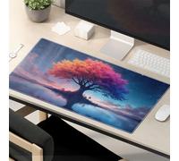 Funny Mousepads For Work Colorful Tree Reflections In The Night Sky Mouse Pad Funny Mouse Pads For Desk Funny Desk Accessories F