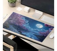 Funny Mousepads For Work Full Moon Over The Serene Lake Mouse Pad Funny Mouse Pads For Desk Funny Desk Accessories F