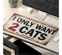 Funny Mousepads For Work I Only Want 2 Cats Sign Mouse Pad Funny Mouse Pads For Desk Funny Desk Accessories F