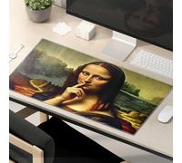 Funny Mousepads For Work Leonardo Da Vinci'S Mona Lisa: A Mysterious Smile Mouse Pad Kawaii Mouse Pad Mouse Pads For Desk