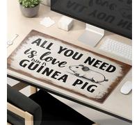 Funny Mousepads For Work Love And A Guinea Pig: A Cozy Corner Mouse Pad Funny Mouse Pads For Desk Funny Desk Accessories F