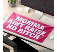 Funny Mousepads For Work Momma Ain'T Raise No Bitch Flag Mouse Pad Funny Mouse Pads For Desk Funny Desk Accessories F