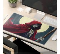 Funny Mousepads For Work Red Cloak And Moonlight: The Mysterious Figure Mouse Pad Funny Mouse Pads For Desk Funny Desk Accessories F