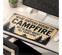 Funny Mousepads For Work What Happens Around The Campfire Gets Slaved About All Year Long. Mouse Pad Desk Pad Large Funny Mousepads