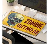 Funny Mousepads For Work Zombie Apocalypse: The Final Warning Mouse Pad Funny Mouse Pads For Desk Funny Desk Accessories F