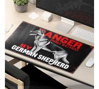 Funny Mousepads German Shepherd: Your Safety Guardian Mouse Pad Desk Pads This Is Fine Mouse Pad