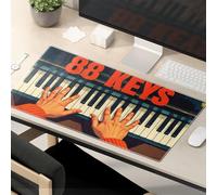 Funny Mousepads Playing The Piano With 88 Keys Mouse Pad Mouse Pad Large Funny Mouse Pads For Work