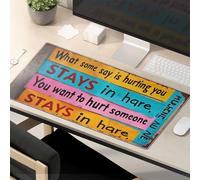 Funny Mousepads What Some Say Is Hurting You Stays In Here. Mouse Pad Large Mousepad Sarcastic Mouse Pad