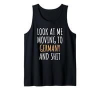 Funny Moving Out of Country Congrats Moving Away to Germany Tank Top