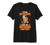 Funny MS Warrior Multiple Sclerosis Infusion Day Premium T-Shirt