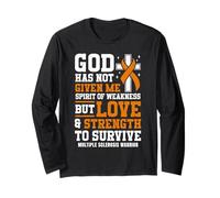 Funny MS Warrior Multiple Sclerosis Long Sleeve T-Shirt