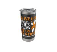 Funny MS Warrior Multiple Sclerosis Stainless Steel Insulated Tumbler