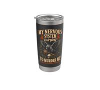 Funny MS Warrior Multiple Sclerosis Stainless Steel Insulated Tumbler
