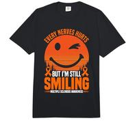 Funny MS Warrior OW Multiple Sclerosis Comfort Colors Adult Heavyweight T-Shirt