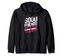 Funny Mud Girl Run Mudda Fakas Squad Zip Hoodie