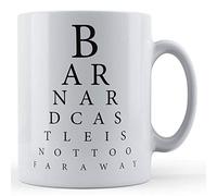 Funny Mug Barnard Castle Eye Test - Gift Mug, Ceramic, 11fl.oz.