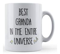Funny Mug Best Granda in The Entire Universe - Gift Mug, Ceramic, 11fl.oz.