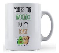 Funny Mug Boyfriend, Girlfriend, Valentines, You're The Avocado to My Toast - Gift Mug, Ceramic, 11fl.oz.