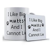 Funny Mug Dog, Pet, I Like Big Mutts and I Cannot Lie - Gift Mug & Coaster, Ceramic, 11 fl. oz.