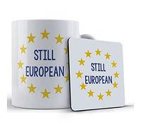 Funny Mug European Union, Brexit, Remain, Still European - Gift Mug & Coaster, Ceramic, 11 fl. oz.