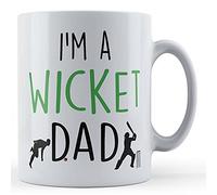 Funny Mug Father's Day, Cricket Fan, I'm A Wicket Dad - Gift Mug, Ceramic, 11fl.oz.