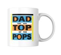 Funny Mug for Dad Birthday Father's Day Top of The Pops Style CMUG955