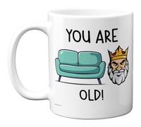 Funny Mug for Friend - Sofa King - Rude Happy Birthday Gifts for Family Colleague from Neighbour Friends, Novelty Gift Presents, 11oz Ceramic Dishwasher Safe Premium Mugs