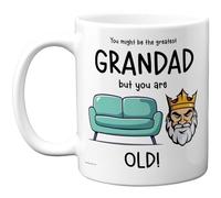 Funny Mug for Grandad - Sofa King - Rude Happy Birthday Gifts for Grandpa Grandfather from Grandson Granddaughter, Novelty Gift Presents, 11oz Ceramic Dishwasher Safe Premium Mugs