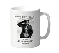 Funny Mug for Her Celebrity Crush Coffee Cup - Do Chris Hemsworth | Sarcastic Quote, Pop Culture Humour
