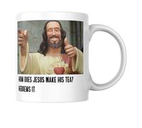 Funny Mug for Husband Wife Colleague How Does Jesus Make His Tea Hebrews It Coffee Cup CMUG28